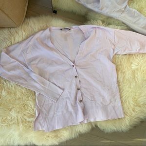mini cardigan pink size xs